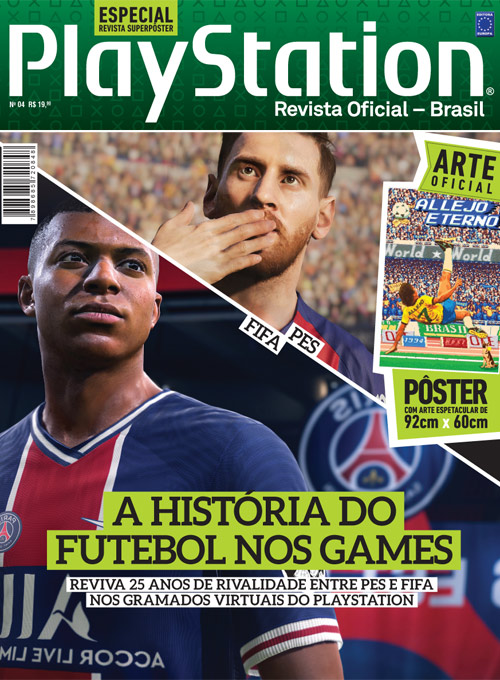 Especial Superpôster PlayStation Ed.4 - Futebol nos Games (Sem dobras)