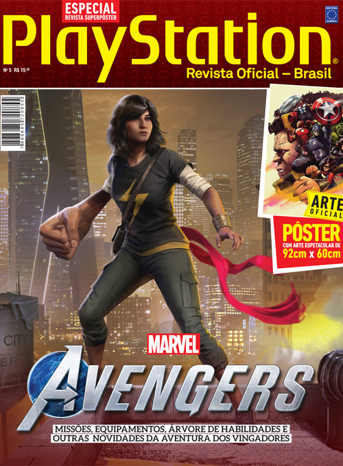 Especial Superpôster PlayStation Ed.5 - Marvel Avengers (Sem dobras)
