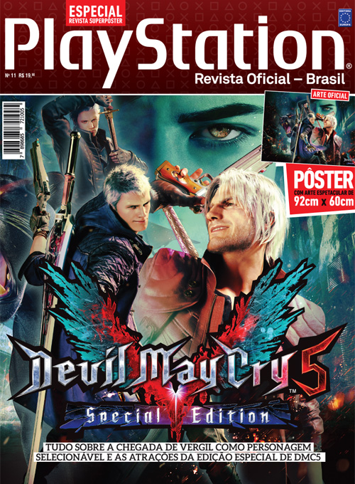 Especial Superpôster PlayStation Ed.11 - Devil May Cry 5 (sem dobras)