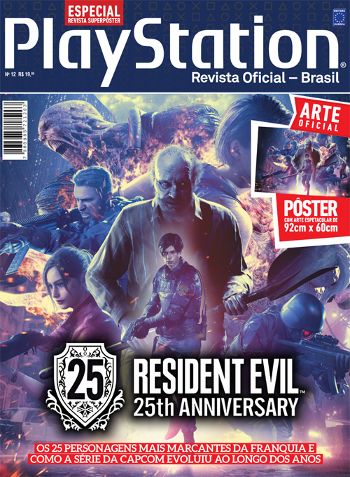 Especial Superpôster PlayStation Ed.12 - Resident Evil 25th Anniversary (Sem dobras)