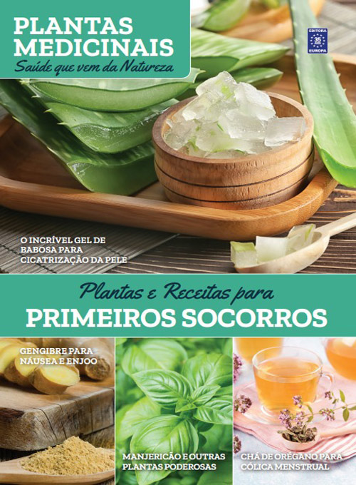 Bookzine Plantas Medicinais - Volume 7: Plantas e Receitas para Primeiros Socorros