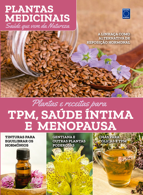 Bookzine Plantas Medicinais - Volume 11: Plantas e receitas para TPM, Saúde Íntima e Menop