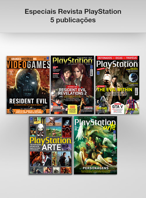 Especiais Revista PlayStation - 5 publicações