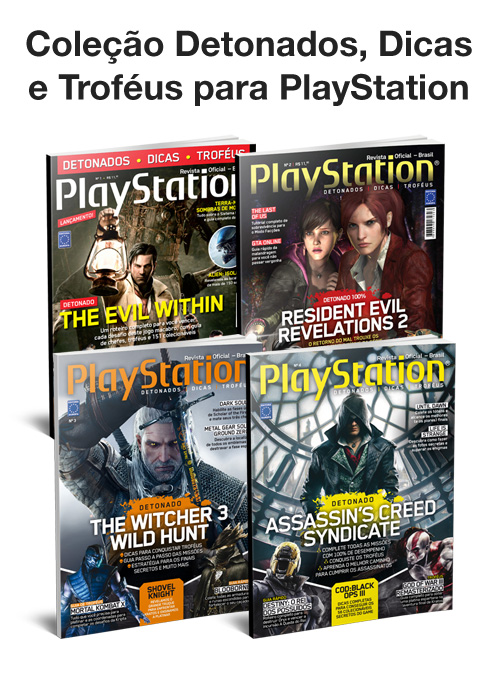 Coleção Detonados, Dicas e Troféus para PlayStation (4 edições)