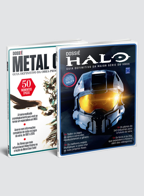Dossiê Metal Gear + Dossiê Halo