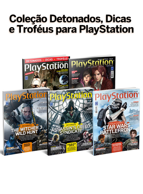 Coleção Detonados, Dicas e Troféus para PlayStation (5 edições)