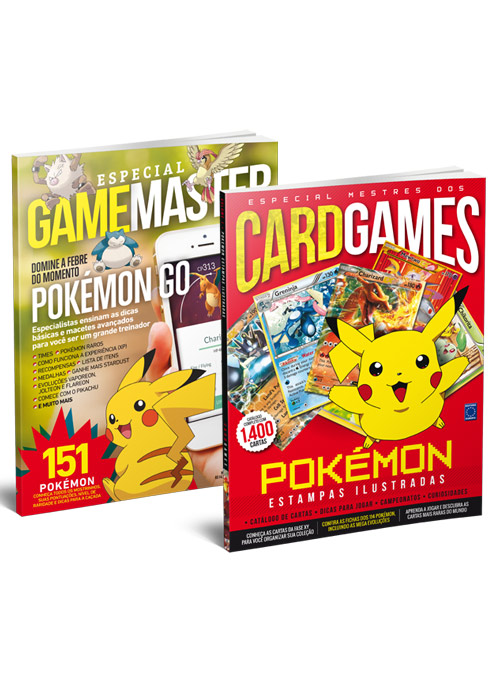 Especial GameMaster - Pokémon Go + Especial Mestres dos Cardgames - Pokémon