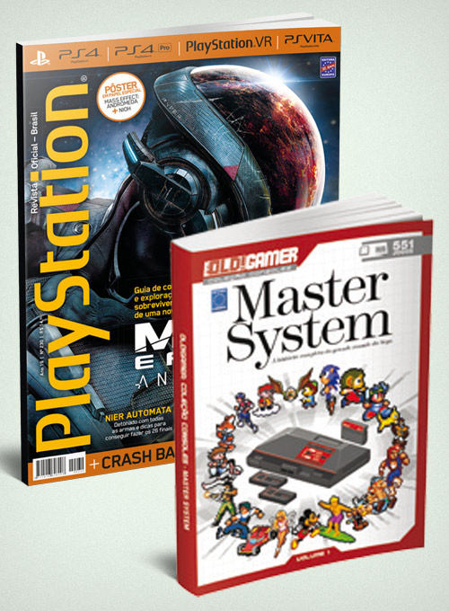 Assinatura Revista PlayStation + Dossiê OLD!Gamer: Master System