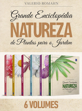 Coleção Grande Enciclopédia Natureza de Plantas para o Jardim - 6 volumes