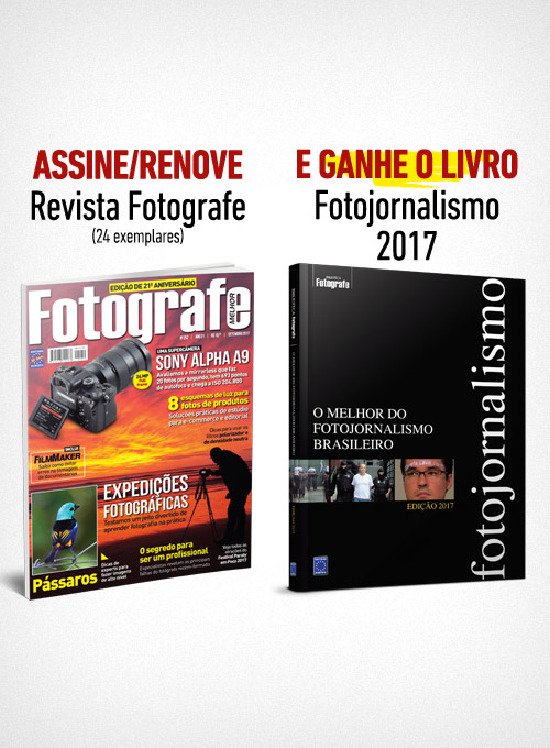 Assinatura/Renovação Revista Fotografe Melhor + Brinde: Fotojornalismo 2017