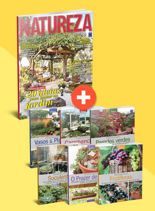 Assinatura Revista Natureza (12 exemplares) + Coleção Seu Jardim (6 livros)