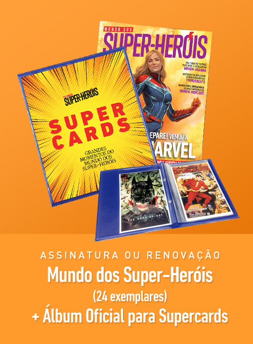 Assinatura/Renovação Mundo dos Super-Heróis por 2 anos (24 exemplares) + Álbum para SuperCards