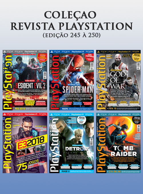 Coleção Revista PlayStation (6 edições)