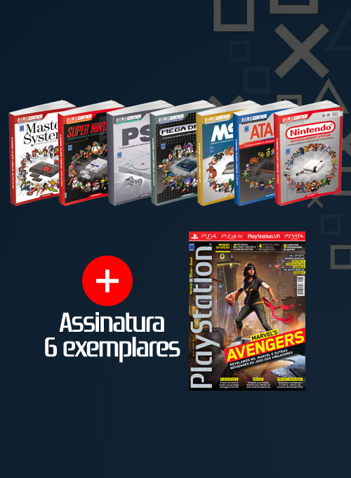 Coleção Consoles OLD!Gamer Ano 1 + Assinatura 6 edições PlayStation