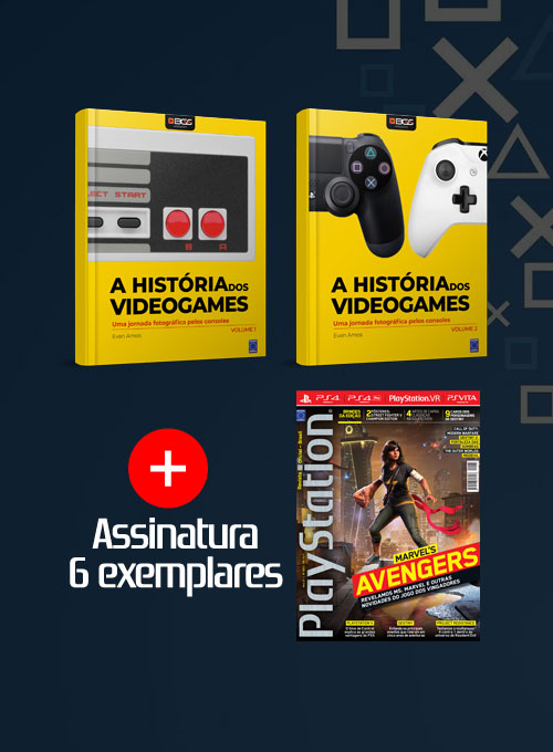 Coleção A História dos Videogames + Assinatura 6 edições PlayStation