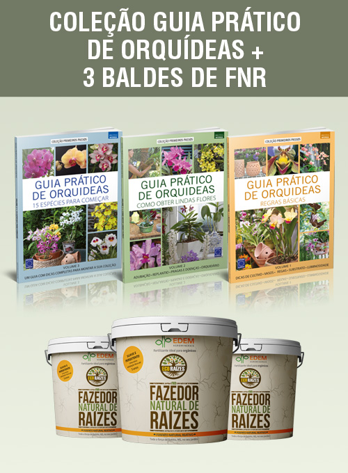 Coleção Guia Prático de Orquídeas + 3 Fertilizantes