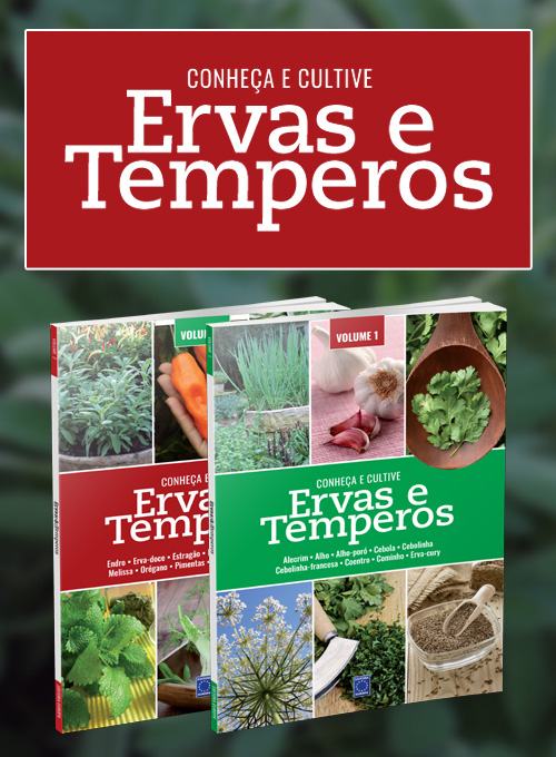 Coleção Ervas e Termperos: Conheça e Cultive - 2 Volumes