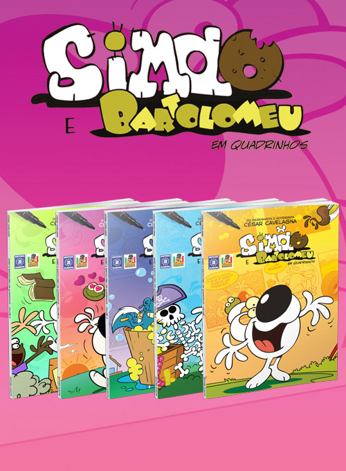 Coleção Simão e Bartolomeu em Quadrinhos - 5 Volumes