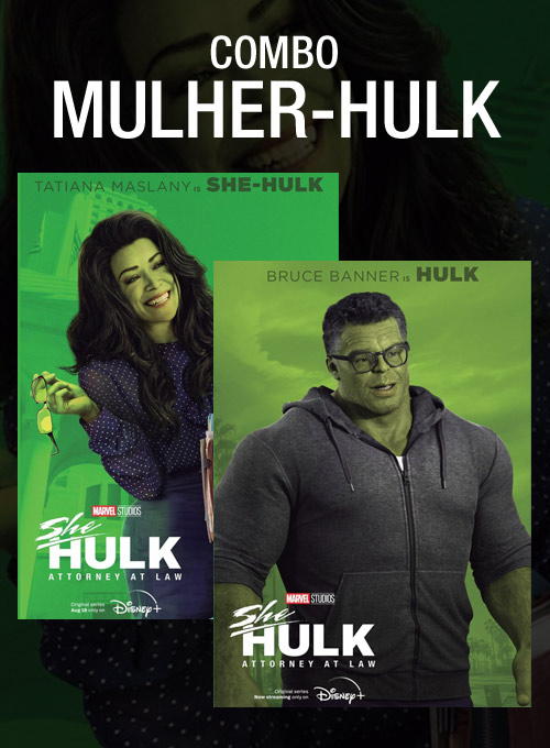 Combo Pôsteres Mulher-Hulk