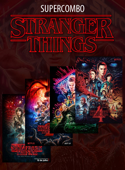 Editora Europa - Supercombo Stranger Things (4 Especiais)