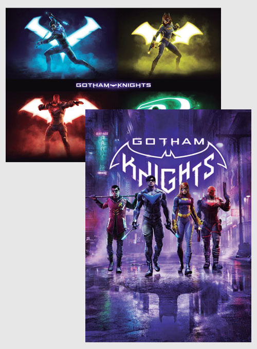 Super Kit - Gotham Knights - 2 Pôsteres Gigantes