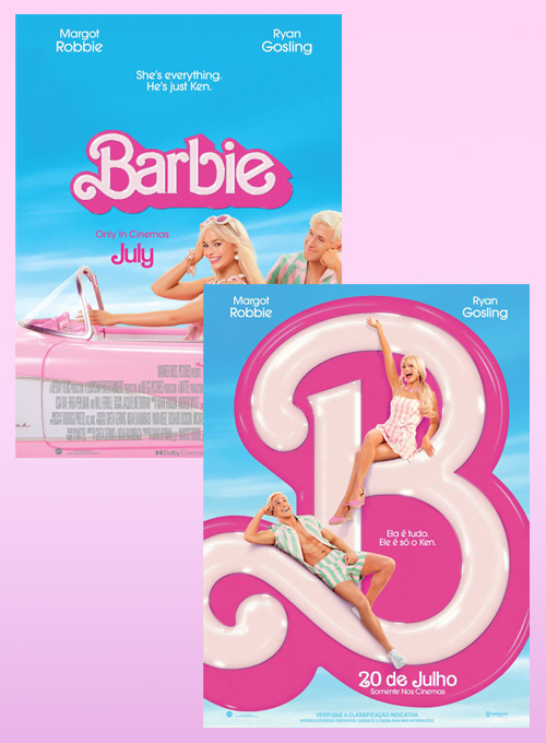 Supercombo Barbie - 2 Pôsteres Gigantes