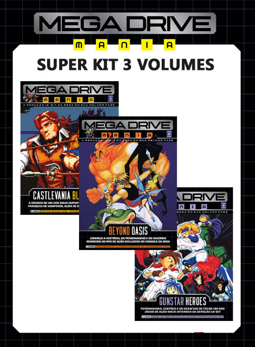 Super Kit Mega Drive Mania - 3 Volumes