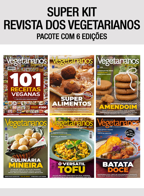 Super Kit - Revista dos Vegetarianos - 6 edições