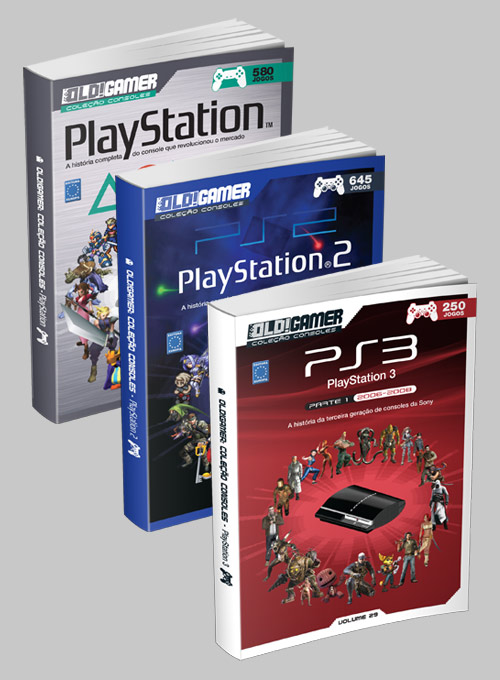 Super Kit Dossiê OLD!Gamer PlayStation - 3 Livros
