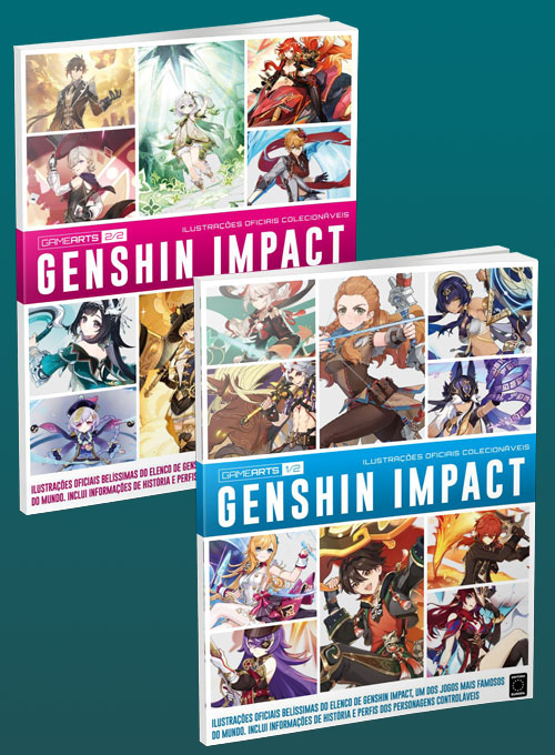 Genshin Impact - GameARTs - 2 Livros