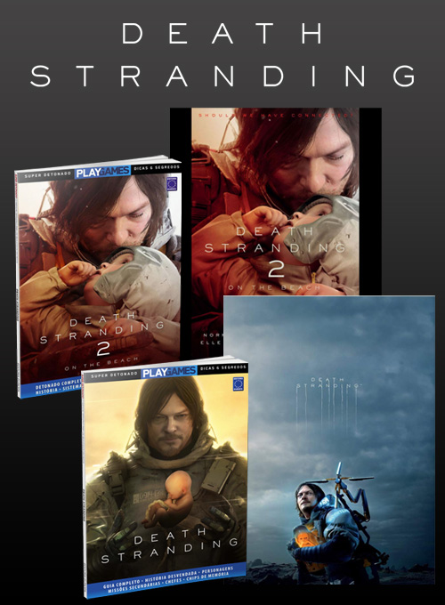 Super Kit Death Stranding: 2 Detonados + 2 Pôsteres Gigantes