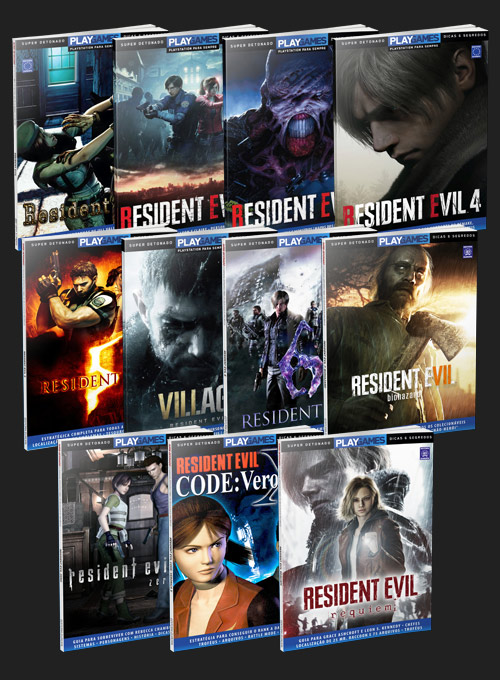 Kit Super Fã Resident Evil - 11 Detonados