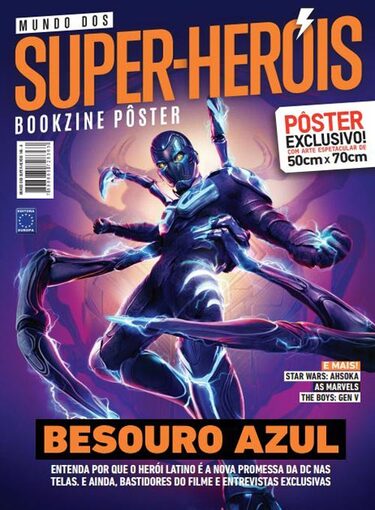 Posterzine Mundo dos Super-Heróis #3 - Revista Digital - Edição 146 besouro azul - Arte B