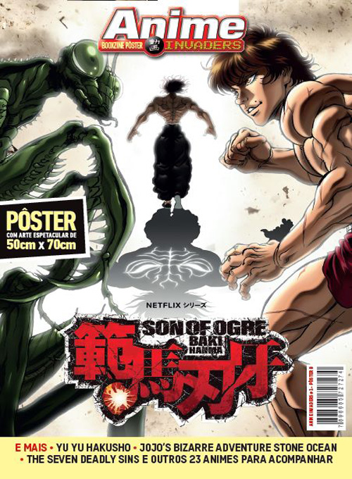 Editora Europa - Baki - O Campeão - Anime Invaders Posterzine Gigante