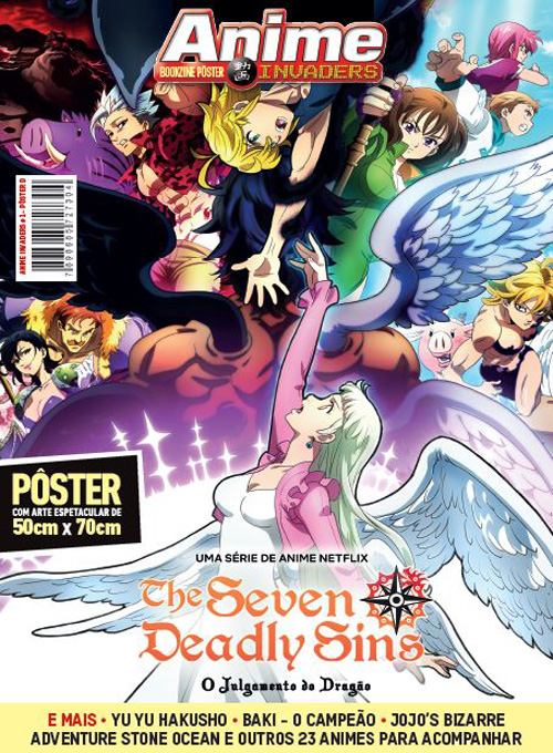 Editora Europa - The Seven Deadly Sins - Anime Invaders Posterzine Gigante