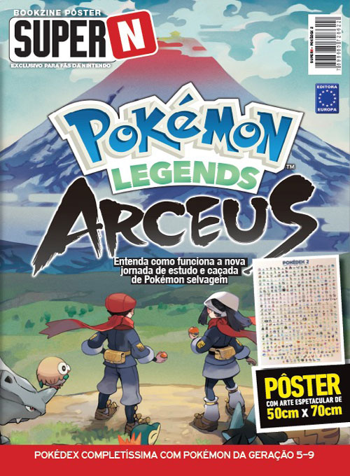 Editora Europa - Pôsterzine Pokédex 2 - Geração 1 à Geração 5