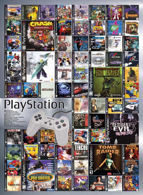 Alguns dos melhores jogos do Playstation 1